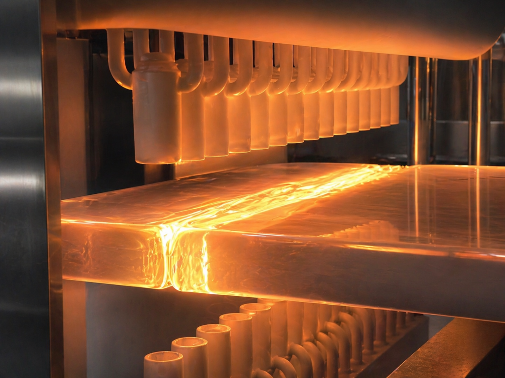 Quartz fire-processing and flame forming