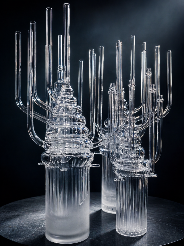 quartz burners and fusion-welded assemblies