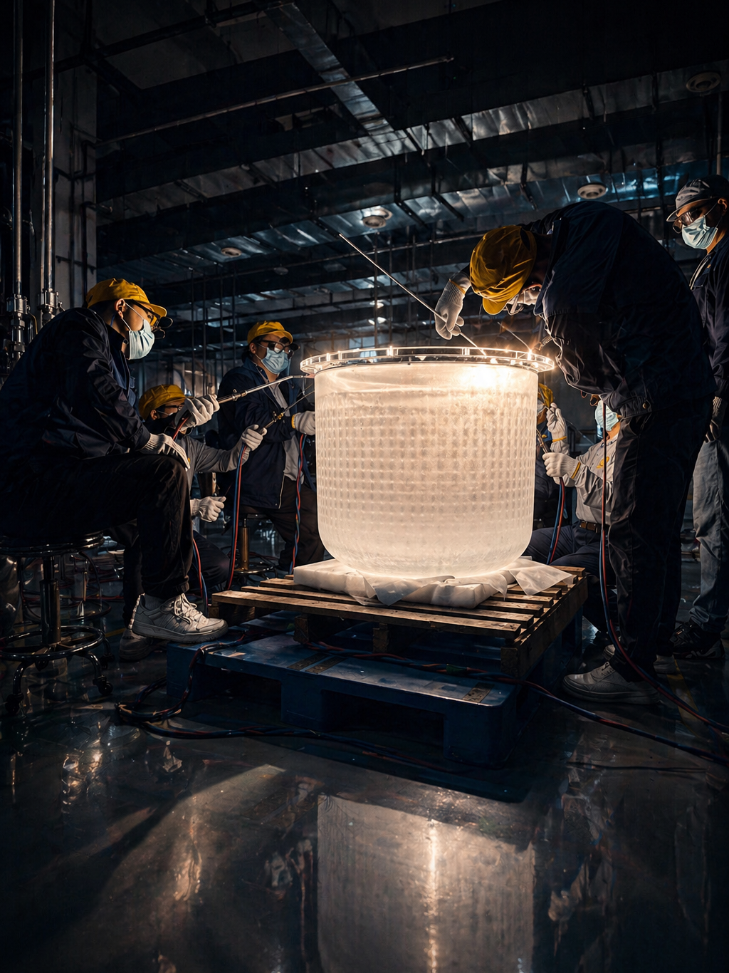 Quartz glass fabrication workshop